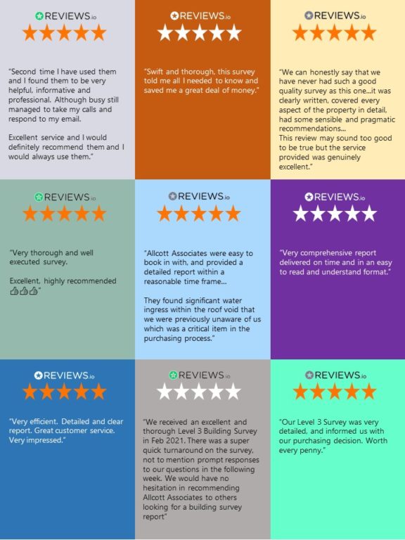 Allcott Associates feedback from reviews