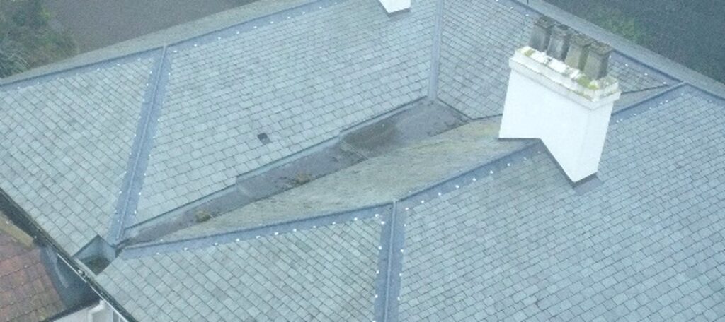 Lodge building survey roof