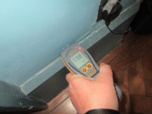 Damp on building survey